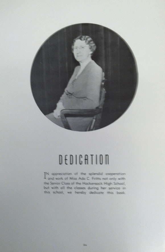 1940 HHS Yearbook pg6 Dedication